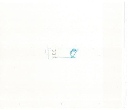 The Simpsons Ralph Wiggum Original Production Animation Cel Drawing likely from the 1993 Fox CD-028