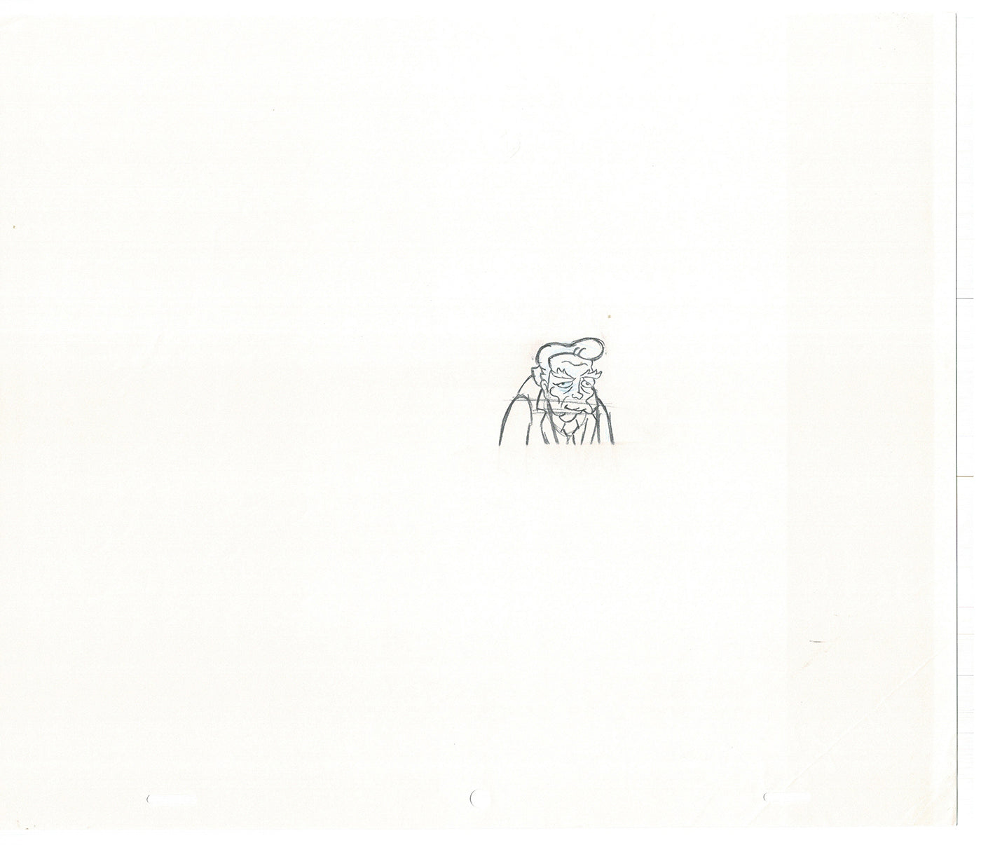 The Simpsons Original Production Animation Cel Drawing likely from the 1990s-2000s Fox CD-032