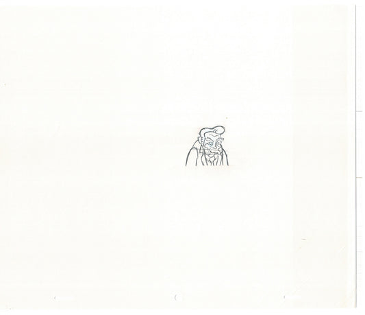 The Simpsons Original Production Animation Cel Drawing likely from the 1990s-2000s Fox CD-032