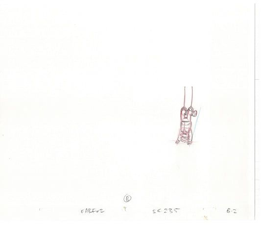 The Simpsons Original Production Animation Cel Drawing 2003 Fox CD-034
