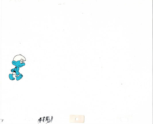 Smurfs Smurf Original Production Animation Cel Hanna Barbera 1980s rp