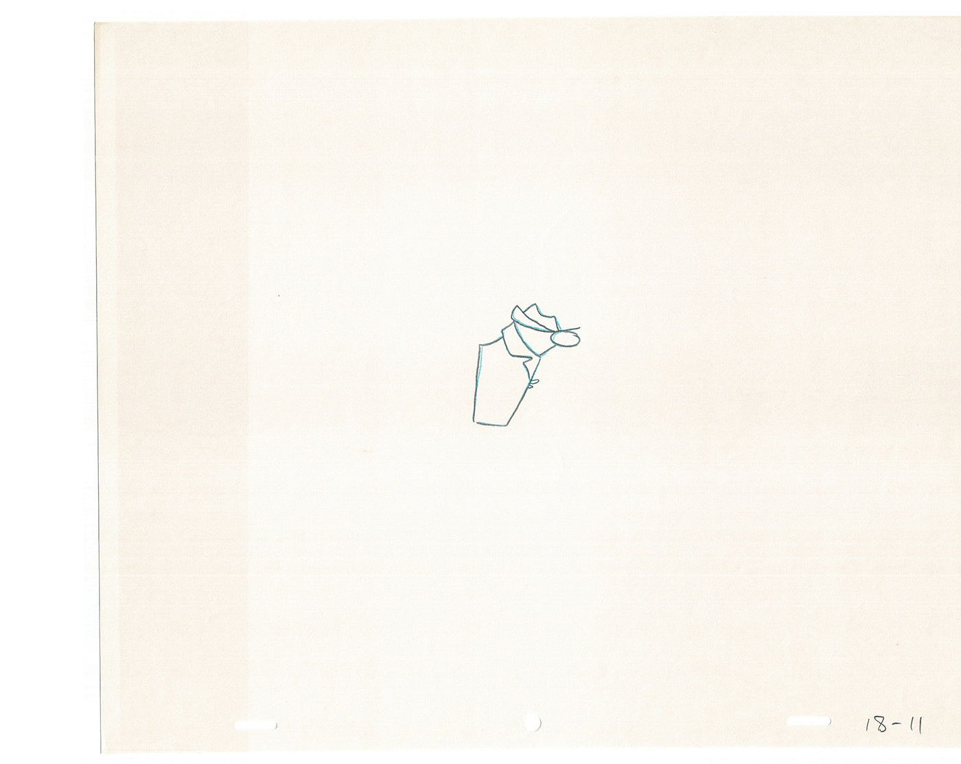 Sesame Street Cel Drawing Detective Snake Production Cartoon The Coil Case Ivanick 1989 AD-12
