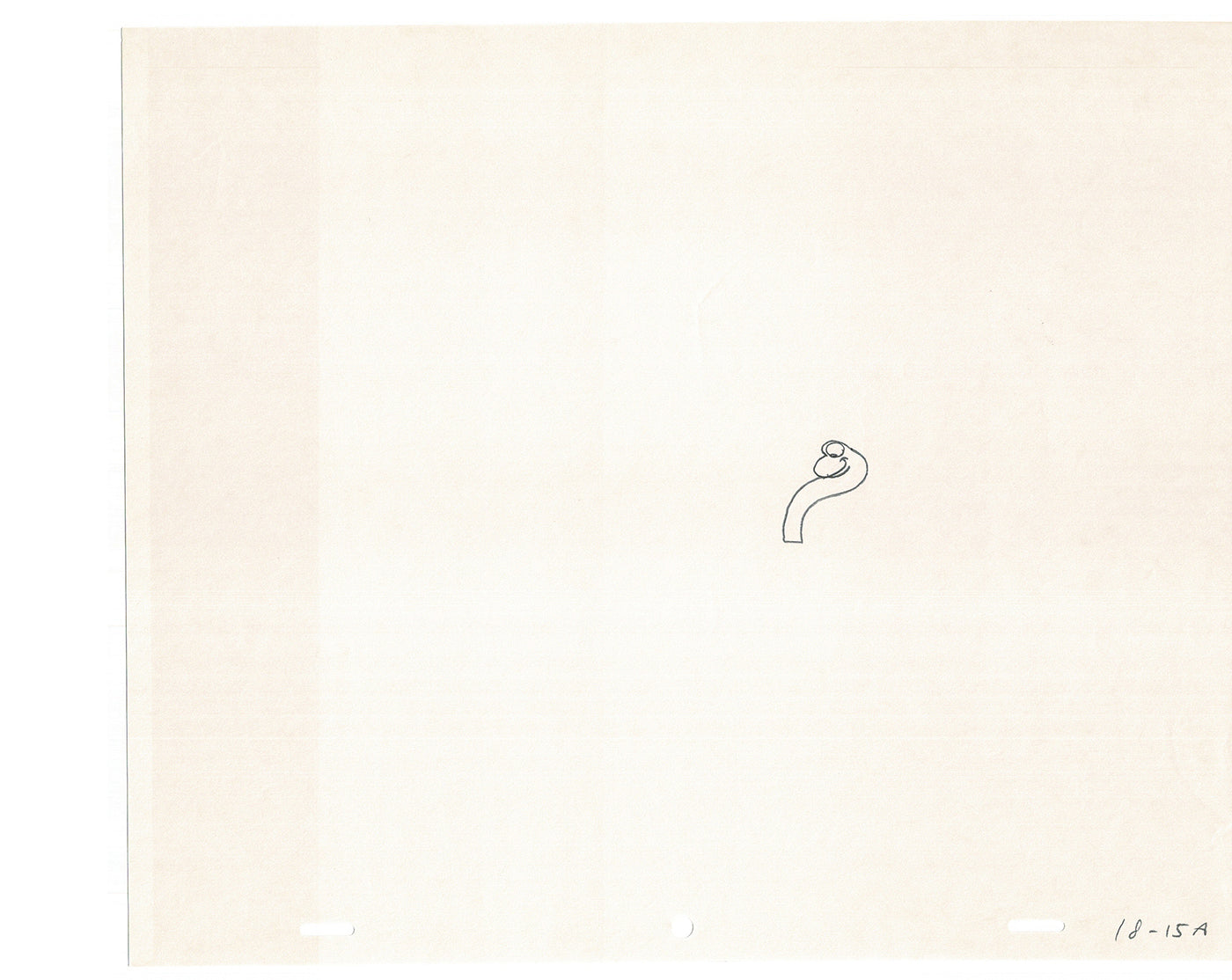 Sesame Street Cel Drawing Detective Snake Production Cartoon The Coil Case Ivanick 1989 AD-20