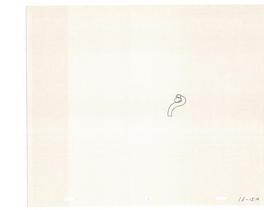 Sesame Street Cel Drawing Detective Snake Production Cartoon The Coil Case Ivanick 1989 AD-20