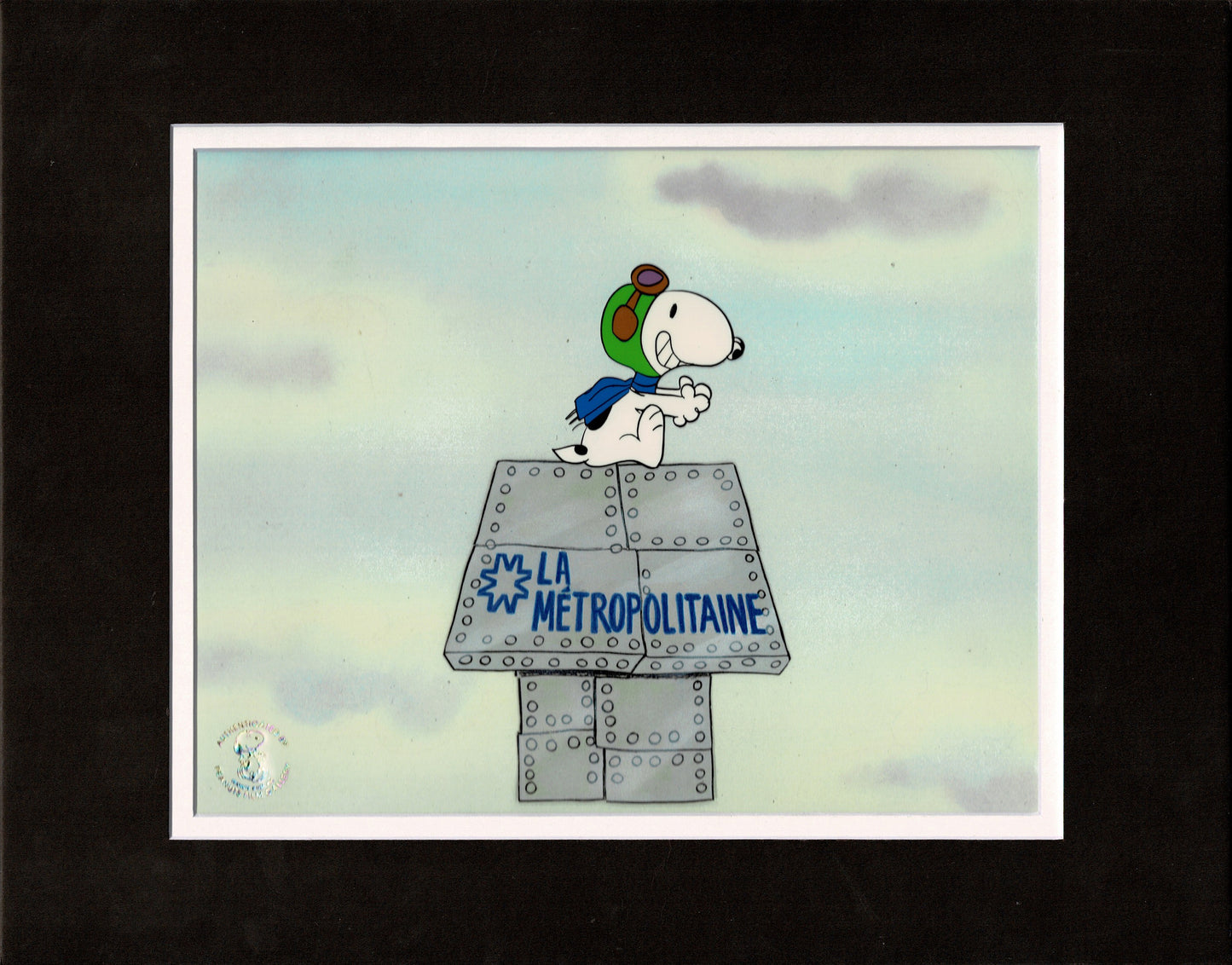 Snoopy RED BARON Production Animation Cel Charles Schulz Peanuts Melendez M5