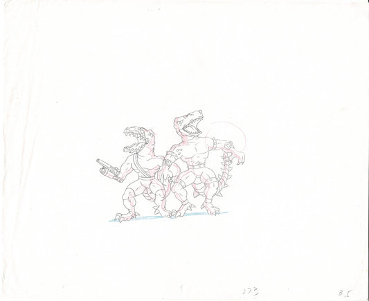 Street Sharks DIC Production Animation Cel Drawing 1994-1997 E-191b5