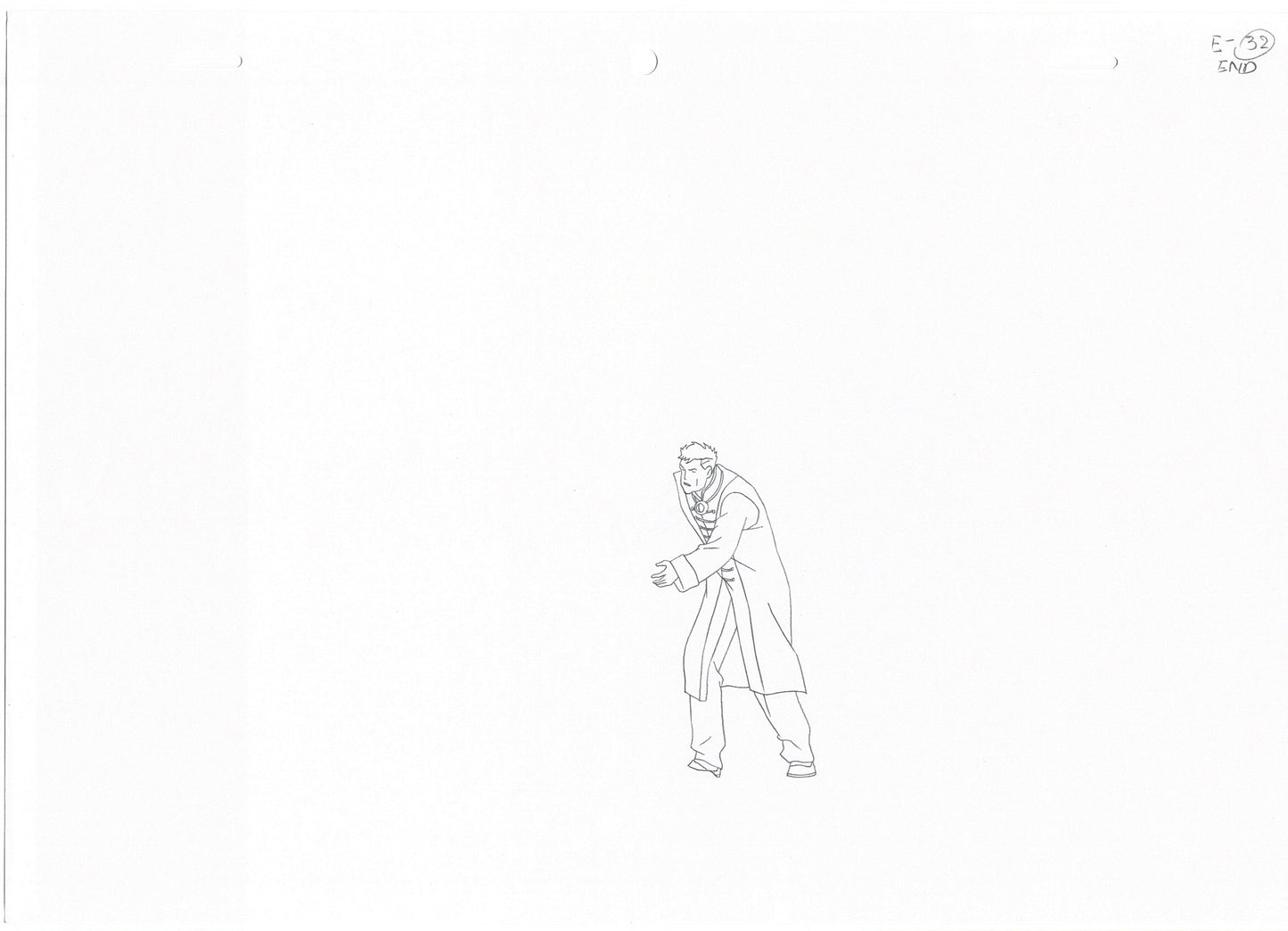 Lot of 3 Doctor Strange Sorcerer Supreme 2007 Marvel Animation Cel Drawings A1-3