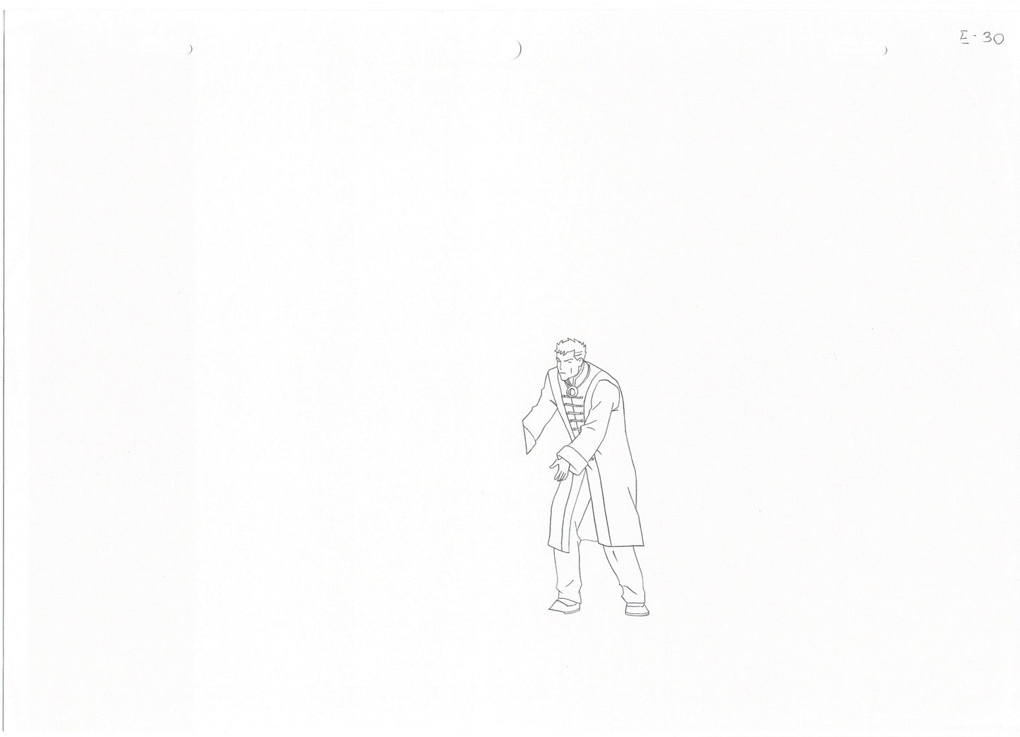 Lot of 3 Doctor Strange Sorcerer Supreme 2007 Marvel Animation Cel Drawings A1-9