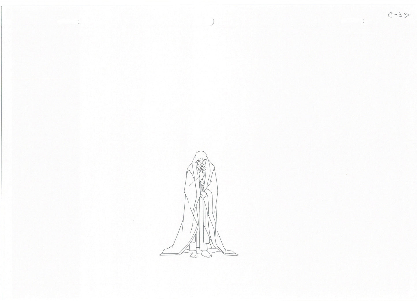 Lot of 3 Doctor Strange Sorcerer Supreme 2007 Marvel Animation Cel Drawings A1-12