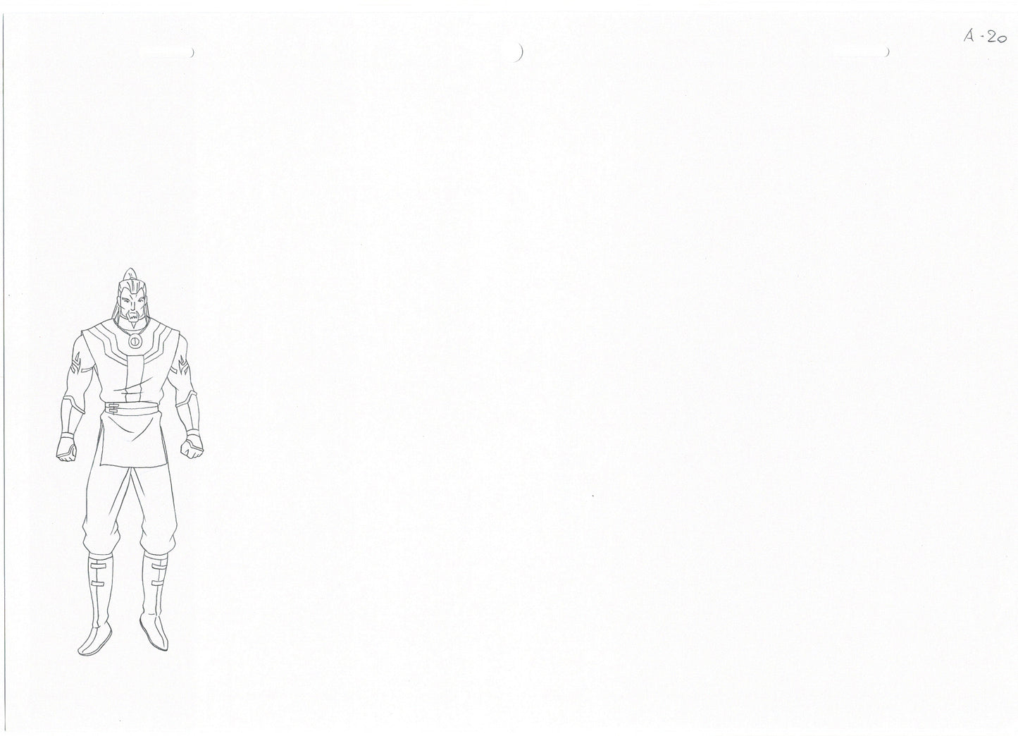 Lot of 3 Doctor Strange Sorcerer Supreme 2007 Marvel Animation Cel Drawings A1-21