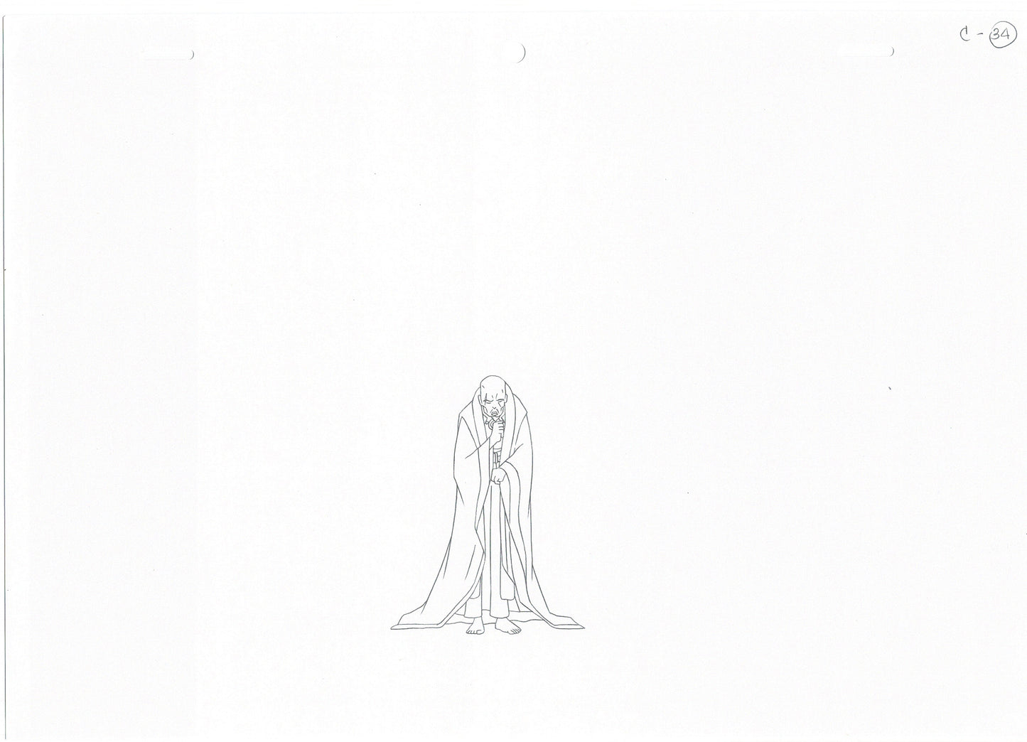 Lot of 3 Doctor Strange Sorcerer Supreme 2007 Marvel Animation Cel Drawings A1-21