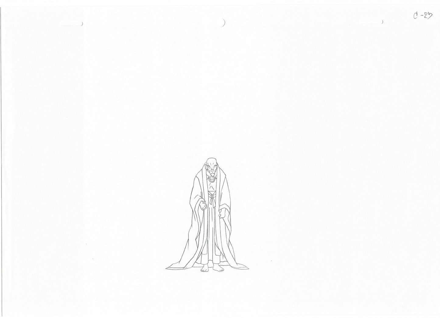 Lot of 3 Doctor Strange Sorcerer Supreme 2007 Marvel Animation Cel Drawings A1-33