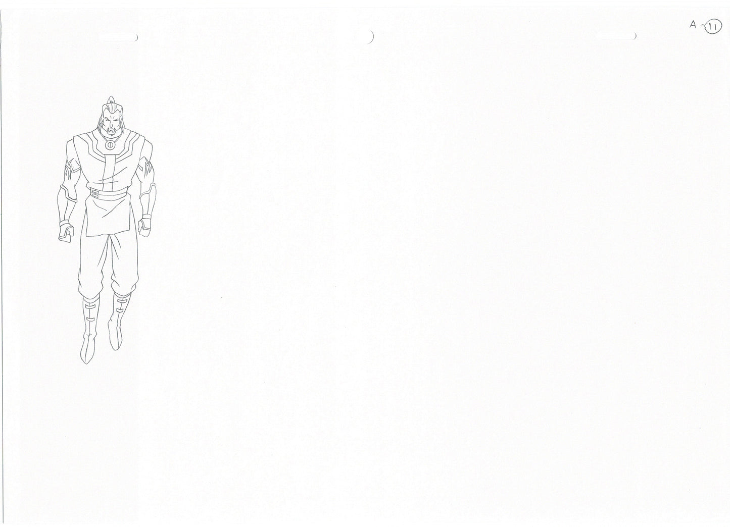 Lot of 3 Doctor Strange Sorcerer Supreme 2007 Marvel Animation Cel Drawings A1-42