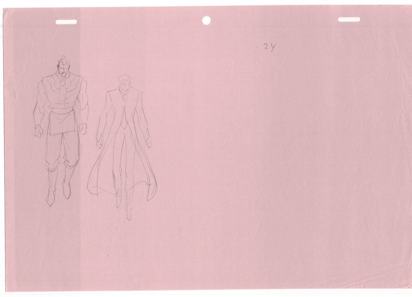 Lot of 3 Doctor Strange Sorcerer Supreme 2007 Marvel Animation Cel Drawings A1-51