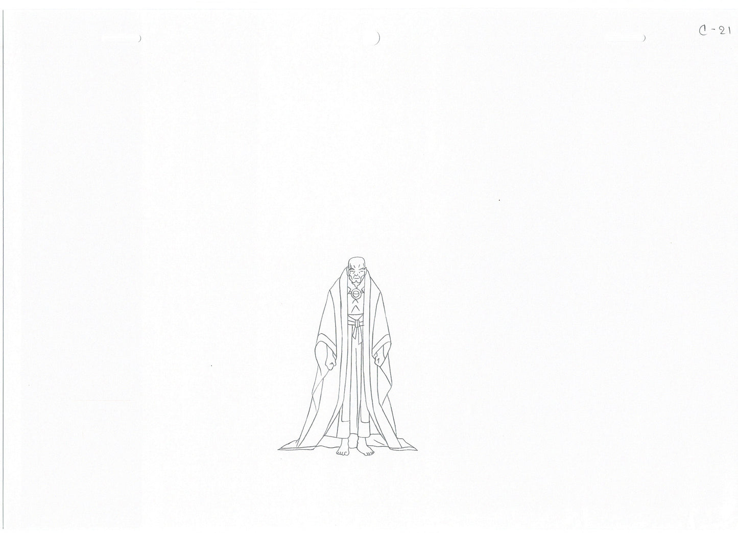 Lot of 3 Doctor Strange Sorcerer Supreme 2007 Marvel Animation Cel Drawings A1-51