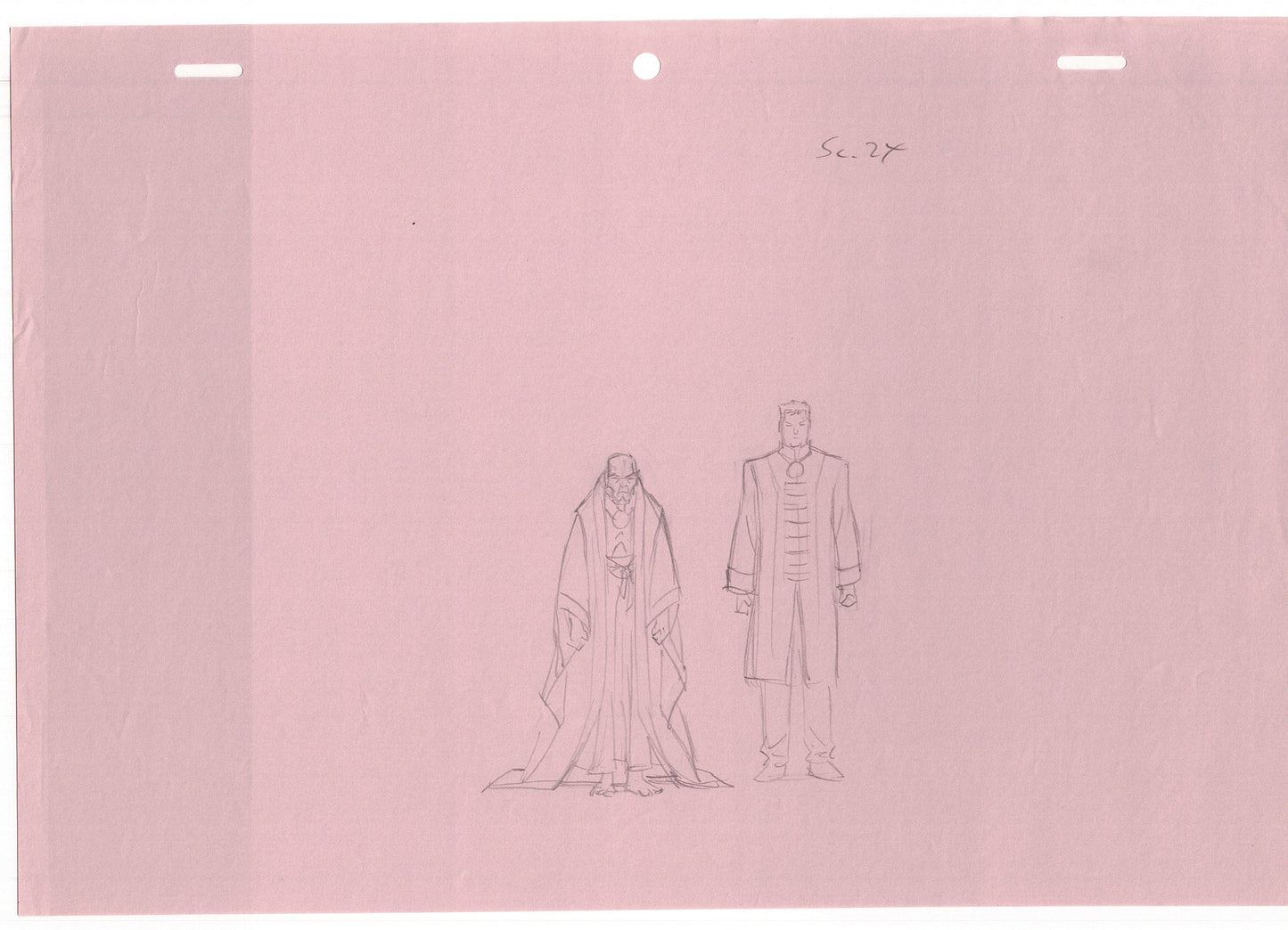 Lot of 3 Doctor Strange Sorcerer Supreme 2007 Marvel Animation Cel Drawings A1-54