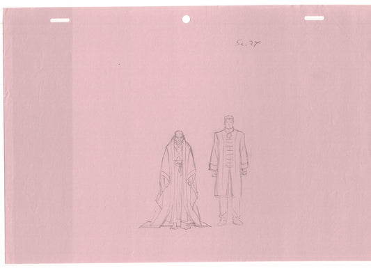 Lot of 3 Doctor Strange Sorcerer Supreme 2007 Marvel Animation Cel Drawings A1-54