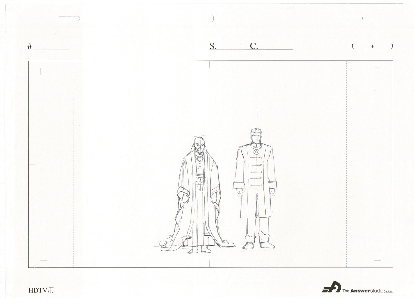 Lot of 3 Doctor Strange Sorcerer Supreme 2007 Marvel Animation Cel Drawings A1-57