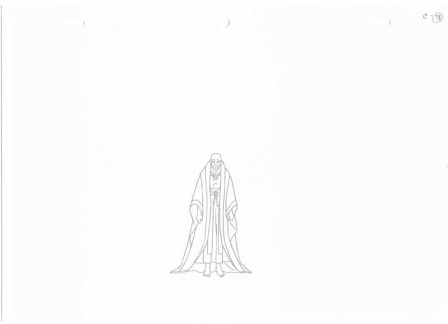 Lot of 3 Doctor Strange Sorcerer Supreme 2007 Marvel Animation Cel Drawings A1-57