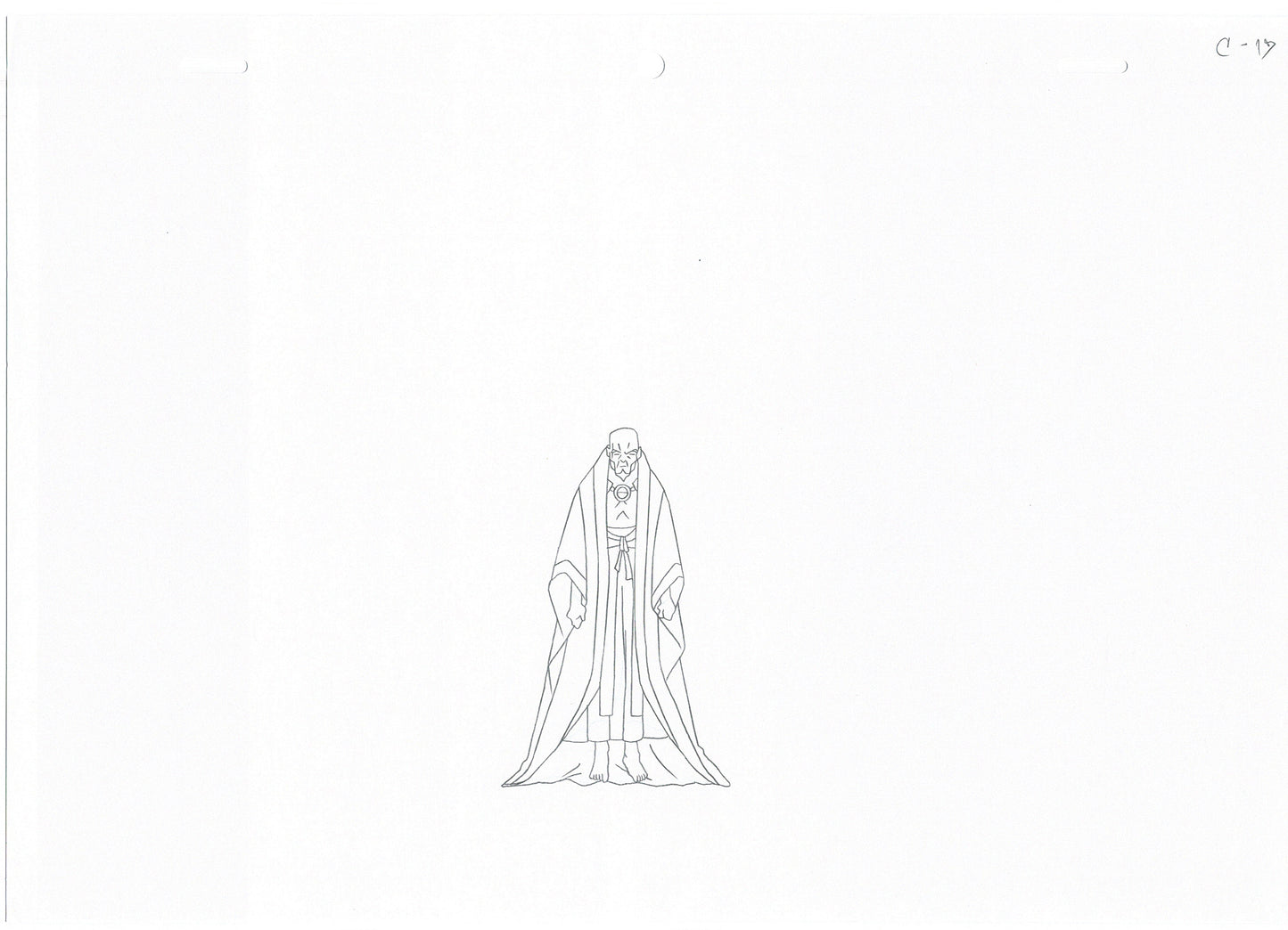 Lot of 3 Doctor Strange Sorcerer Supreme 2007 Marvel Animation Cel Drawings A1-57