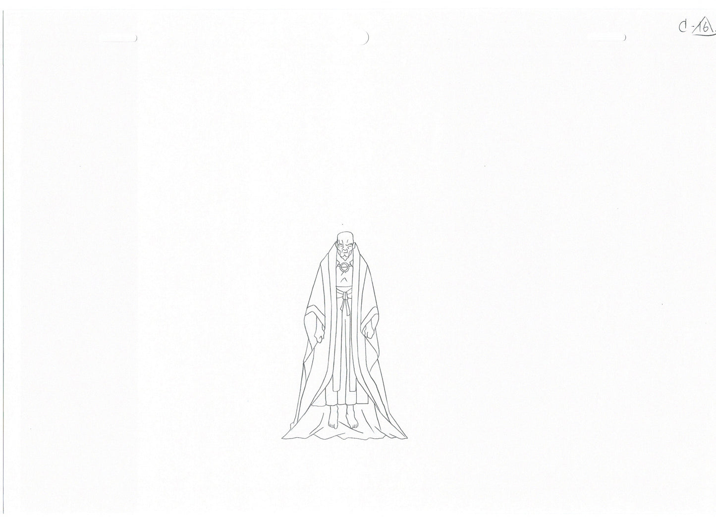 Lot of 3 Doctor Strange Sorcerer Supreme 2007 Marvel Animation Cel Drawings A1-60