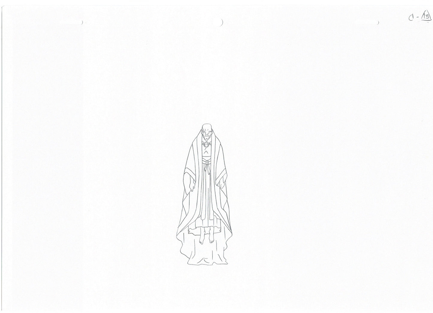 Lot of 3 Doctor Strange Sorcerer Supreme 2007 Marvel Animation Cel Drawings A1-60