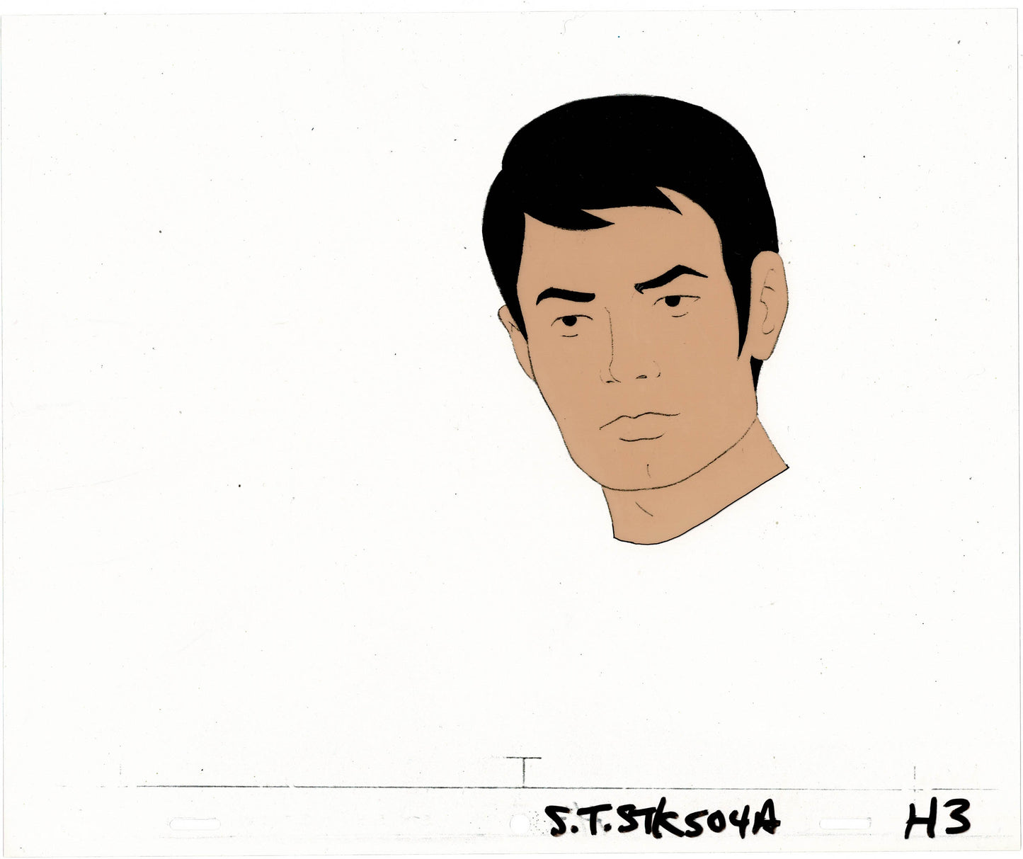 Star Trek Sulu Stock Cartoon Production Animation Cel Filmation 1973-74 H3