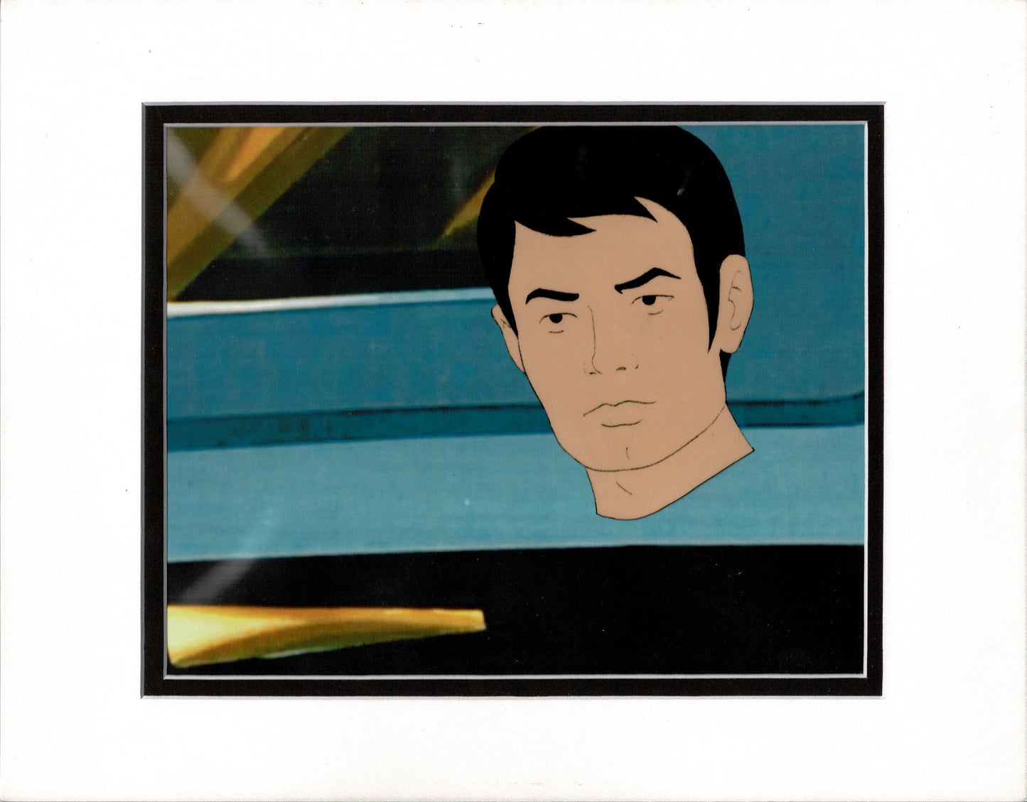 Star Trek Sulu Stock Cartoon Production Animation Cel Filmation 1973-74 H3