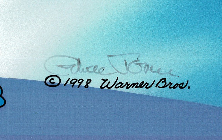 Chuck Jones SIGNED Super Bugs Bunny Limited Edition Cel of 200 Looney Tunes Warner Brothers 1999 OHC