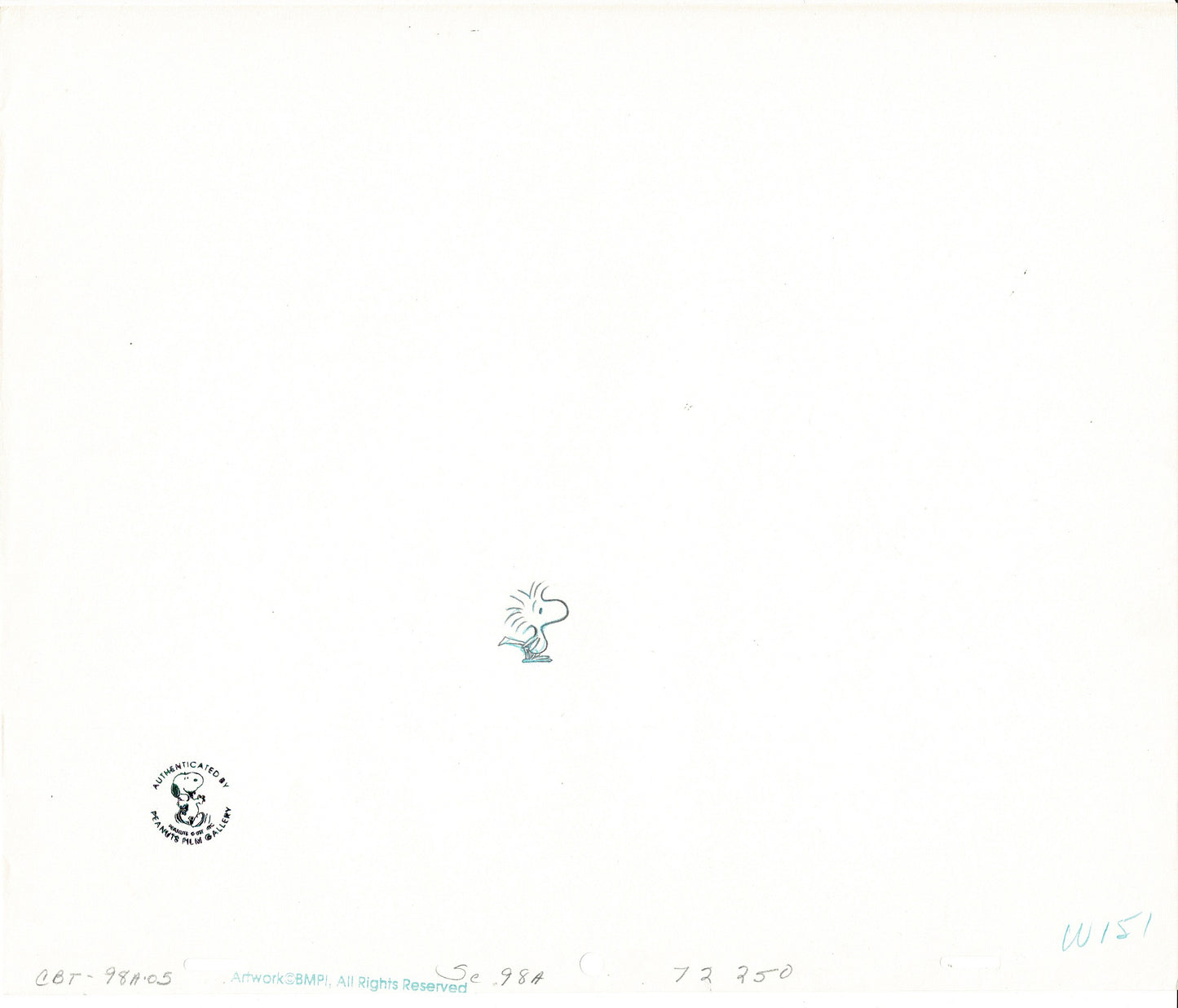 A Charlie Brown Thanksgiving Peanuts Production Animation Cel Setup with 2 Drawings 1973 from Charles Schulz Melendez Studio T5