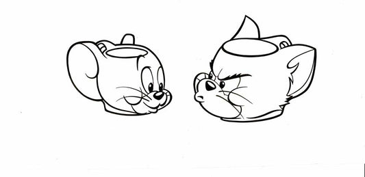 Tom and Jerry Hand-Inked Drawing Style Guide Hanna Barbera 1995 m