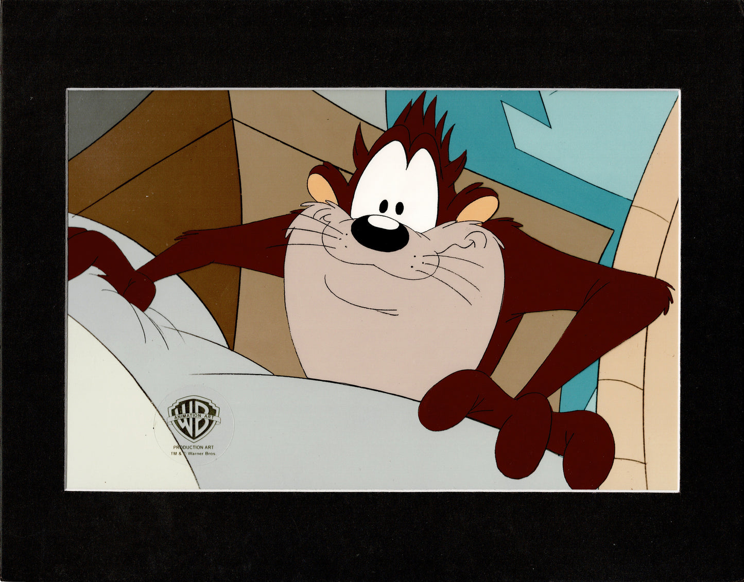 Taz Looney Tunes Tazmania Warner Brothers Original Screen-Used Cartoon Animation Production Cel 1992