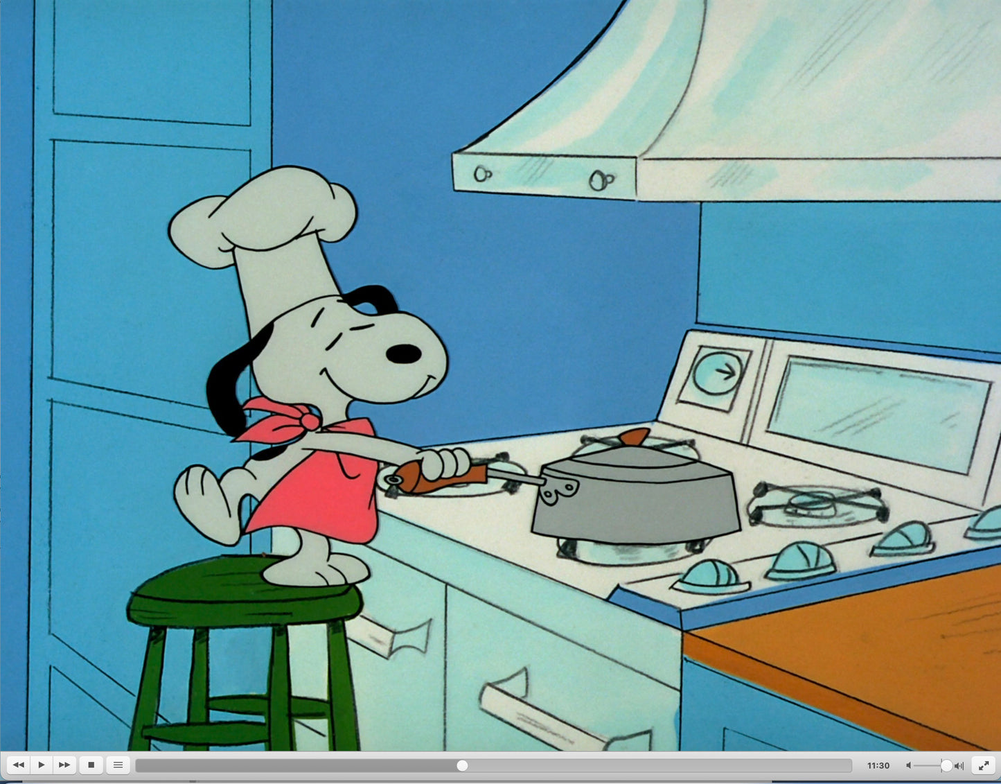 A Charlie Brown Thanksgiving Peanuts Production Animation Cel with Drawing 1973 from Charles Schulz Melendez Studio T846