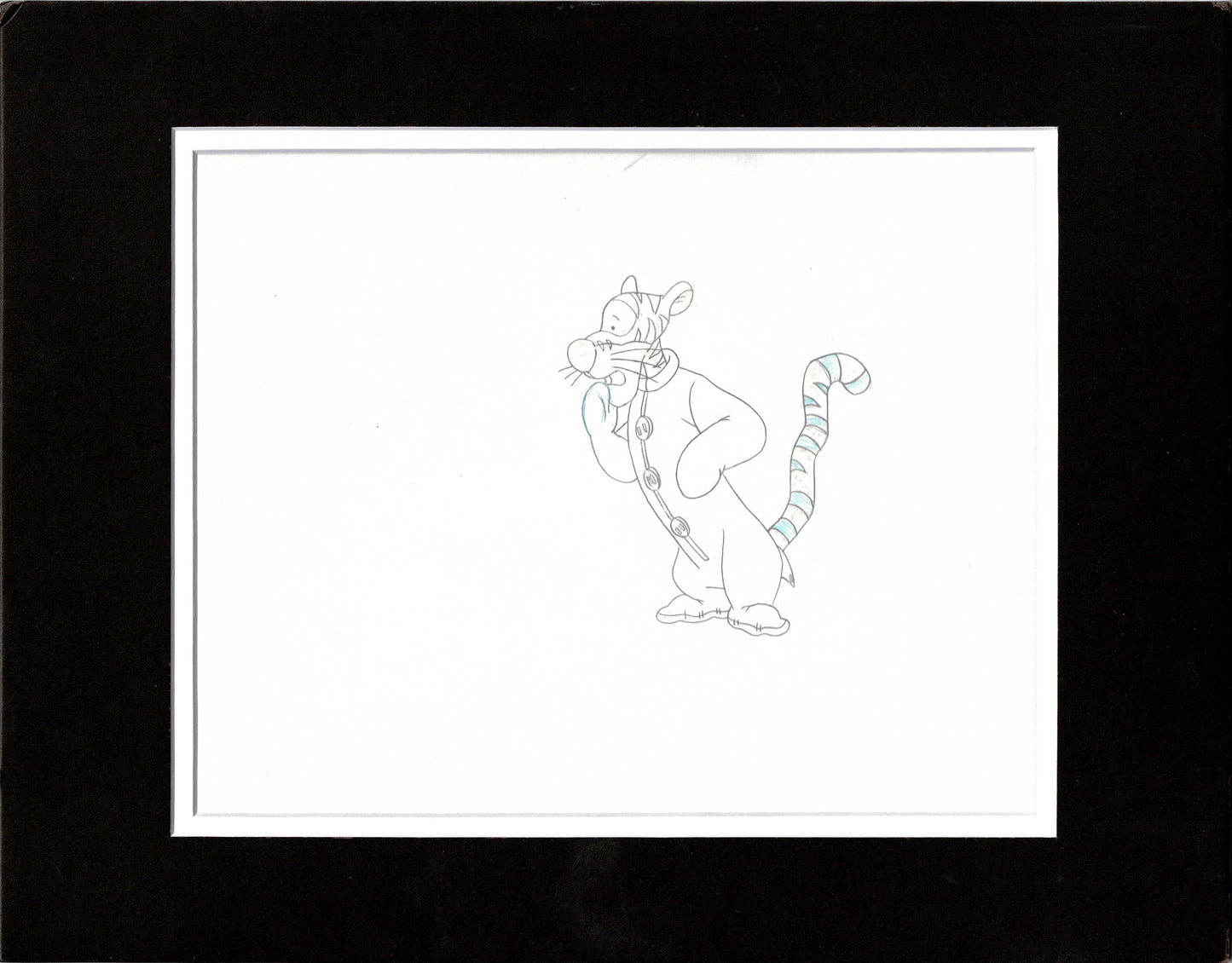 Winnie The Pooh Tigger Production Animation Cel Drawing from Disney 1988-1991 5
