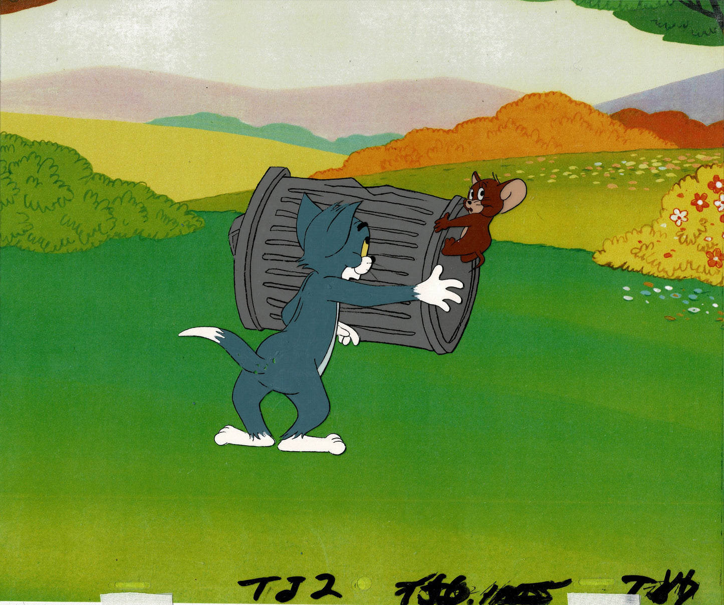 Tom & Jerry Cartoon Production Animation Cel (s) and Drawing (s) Anime Filmation 1980-82 C-t17