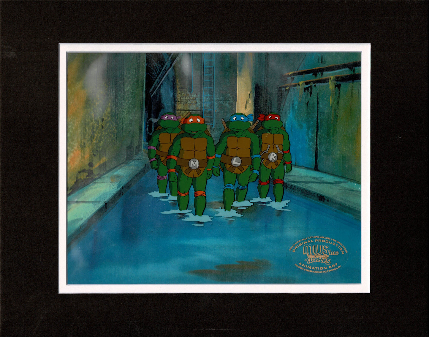 Teenage Mutant Ninja Turtles TMNT Original Production Animation Cel W C-KO