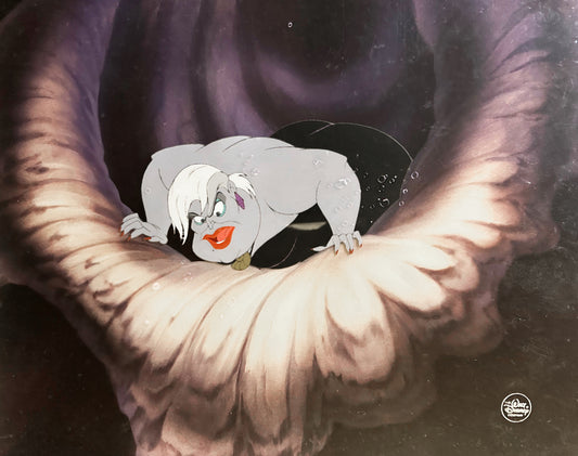 The Little Mermaid Ursula Walt Disney Production Animation Cel 1989 C-KO