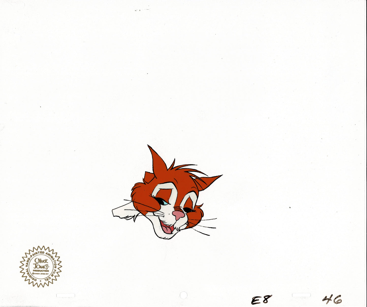 Yankee Doodle Cricket Harry the Cat by Chuck Jones 1975 Original Production Animation Cel With Studio Seal 46