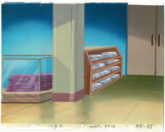 SCOOBY DOO 1984 Animation Production Background from Hanna Barbera Episode 5