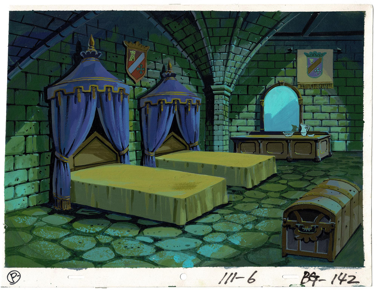 SCOOBY DOO 1978 Third Season Animation Production Background from Hanna Barbera Episode 6