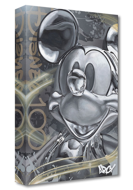 Mickey Mouse Walt Disney Fine Art by ARCY Limited Edition of 1500 TOC Treasures on Canvas Print "Celebrating 100 Years"