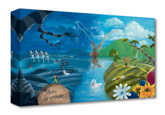 Silly Symphony Walt Disney Fine Art Michael Provenza Limited Edition 1500 Treasures on Canvas Print TOC "Winds of Change"