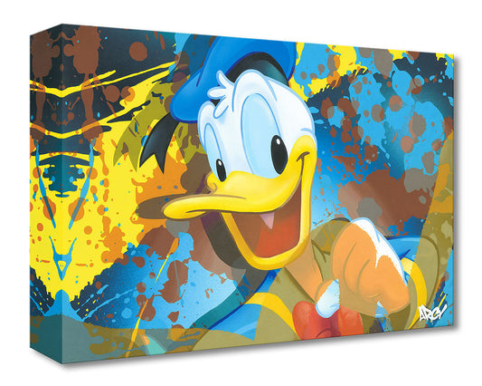 Walt Disney Fine Art by ARCY Limited Edition of 1500 TOC Treasures on Canvas Print "Donald Duck"