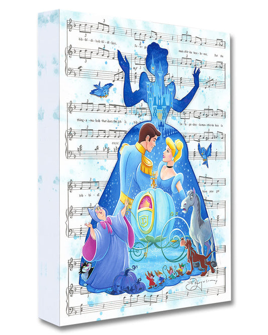 Cinderella Walt Disney Fine Art Tim Rogerson Limited Edition Treasures on Canvas Print TOC "Bibbidi Bobbidi Boo"