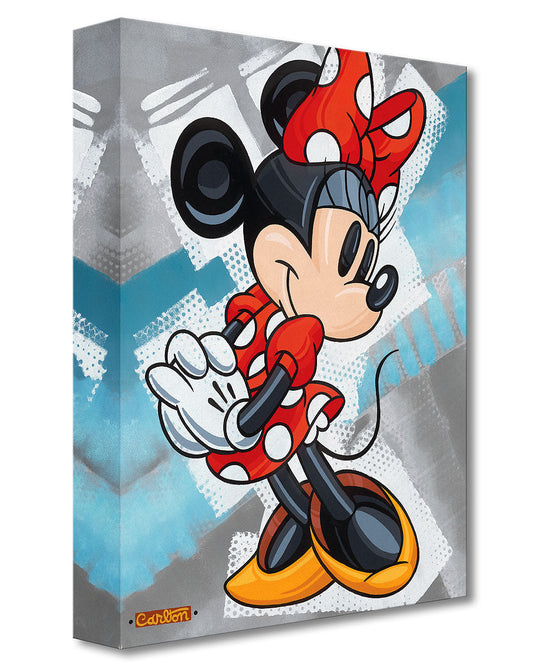 Minnie Mouse Walt Disney Fine Art Trevor Carlton Ltd Ed of 1500 TOC Treasures on Canvas Print "Ahh Geez Minnie"