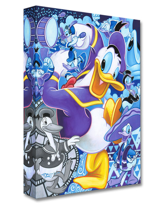 Donald Duck Walt Disney Fine Art Tim Rogerson Limited Edition Treasures on Canvas Print TOC "Celebrate the Duck"