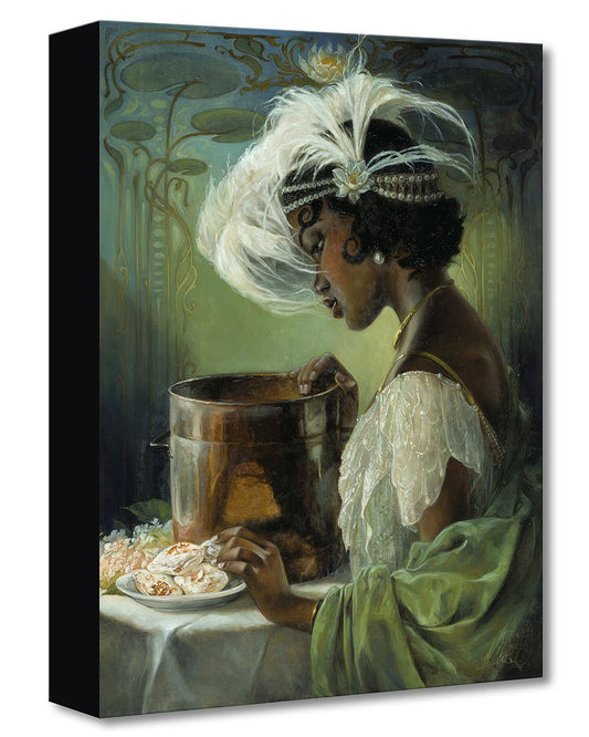 The Princess and the Frog Walt Disney Fine Art Heather Edwards Limited Edition Treasures on Canvas TOC "Dig a Little Deeper"
