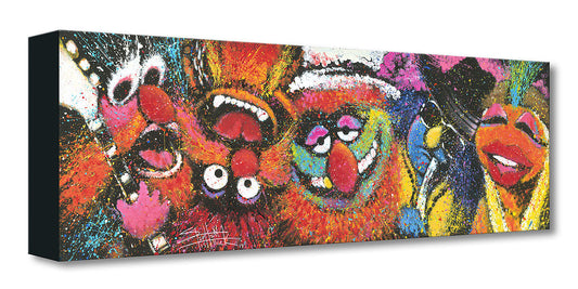 The Muppets Band Jim Henson Walt Disney Fine Art Stephen Fishwick Limited Edition Treasures on Canvas Print TOC "Electric Mayhem"