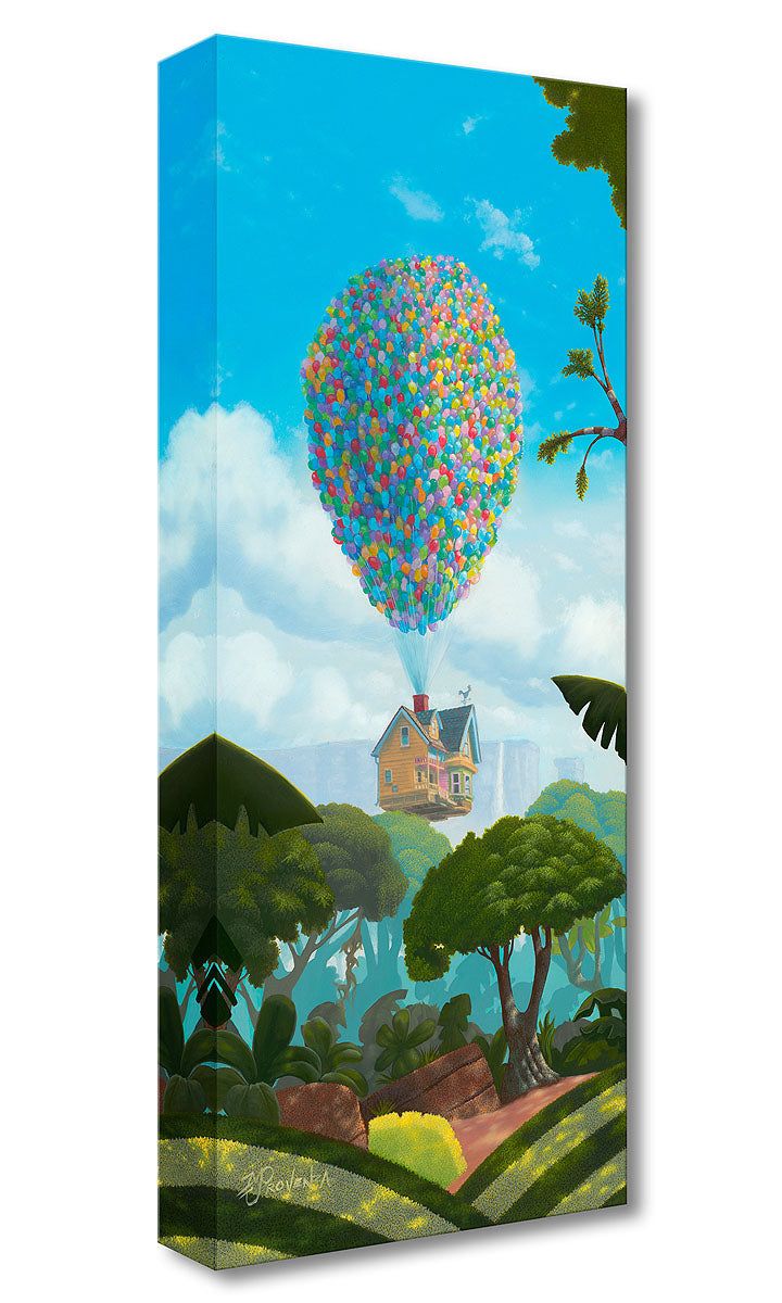 Up Pixar Walt Disney Fine Art Michael Provenza Limited Edition 1500 Treasures on Canvas Print TOC "Ellie's Dream"