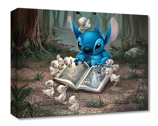 Lilo and Stitch Walt Disney Fine Art Jared Franco Limited Edition of 1500 Treasures on Canvas Print TOC "Friends of a Feather"